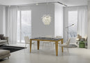 Tavolo Allungabile 120-380x90x77 cm Flame Evolution Cemento