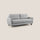 Divano Letto 3 Posti 208x97x96 cm in Tessuto Grigio Chiaro