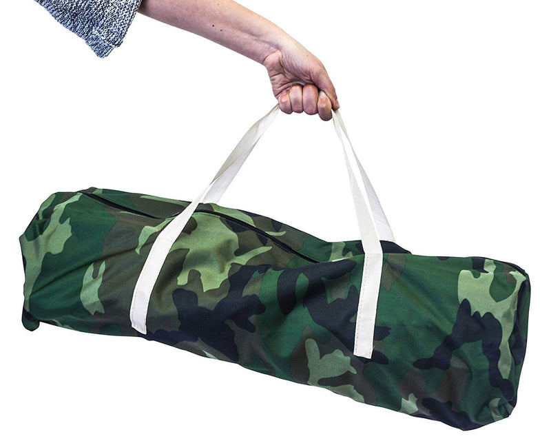 Set Tavolino e 2 Sedie Pieghevoli da Campeggio Menzi Camouflage