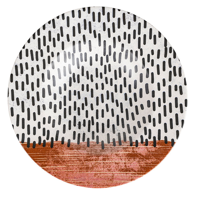 Set 4 Piatti Ø28x5,5 cm  in Ceramica VdE Tivoli 1996 Switch 