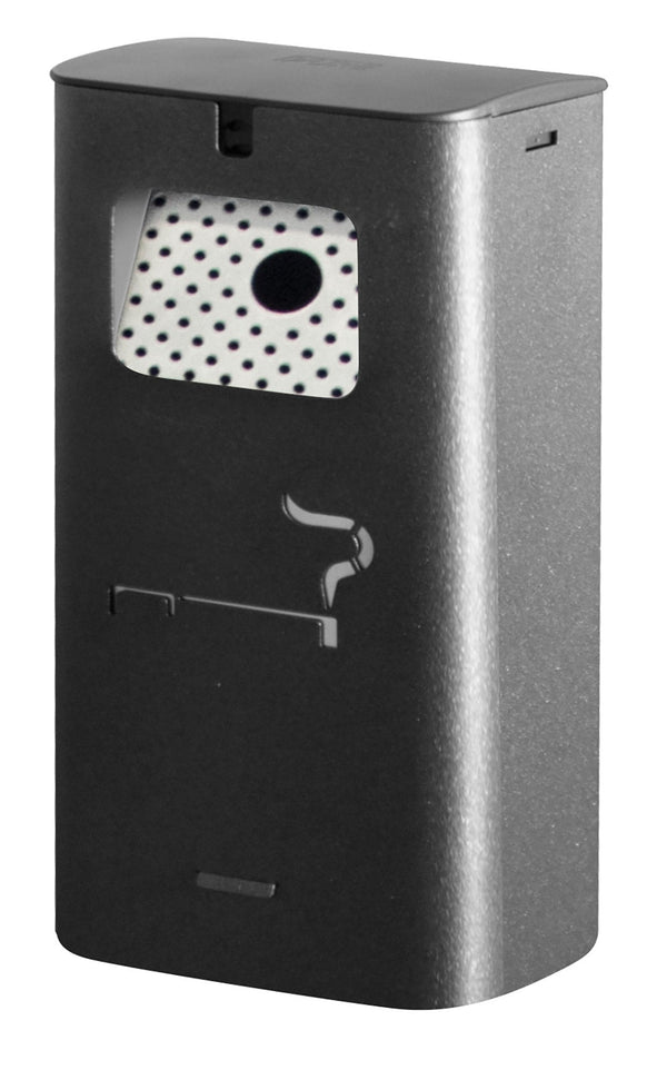 Posacenere da Terra 17,5x10,5xh34 cm In Acciaio Verniciato con Contenitore Interno Nero acquista