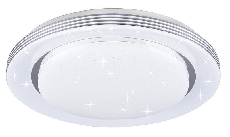 Plafoniera da Interno a LED in Plastica Bianco