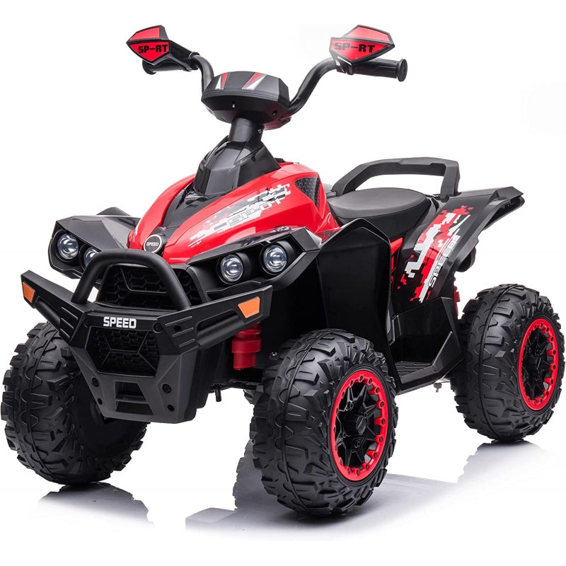 Quad Elettrico per Bambini 12V ATV Speed Rosso
