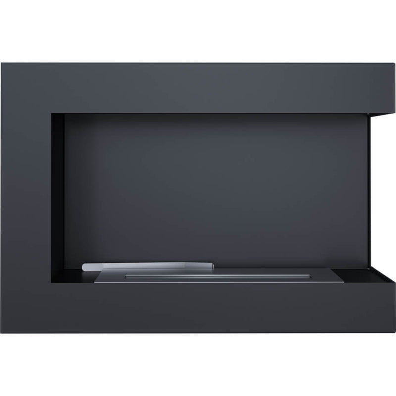 Camino a Bioetanolo da Incasso 70x48 cm Flig Tampa Nero Angolo a Destra