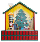 Calendario dell'Avvento 41x7x39 cm in Legno