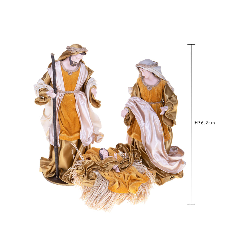 Natività 3 Personaggi H36,20 cm in Resina