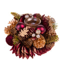 Set 2 Centro Tavola Natale con Quercia Ø22 cm 