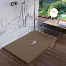 Piatto Doccia in Pietra Bonussi Ardesia Stone Central Marrone Varie Misure