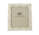 Cornice Leaf Cream 26x2x30,7 cm in Poliresina e Vetro