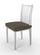 Set mit 2 Stretch-Stuhlhussen aus taubengrauem Polyester
