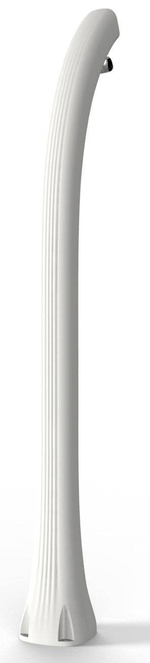 Doccia Solare da Giardino 28L Miscelatore Temporizzato Arkema Happy Beach Bianco