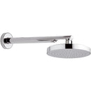 Soffione Doccia Tondo Ø20cm in Ottone con Braccio a Parete Mariani Cromato