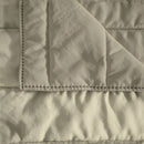 Trapuntino Estivo Double Face Effetto Water Washed in Poliestere Crema e Sabbia Varie Misure