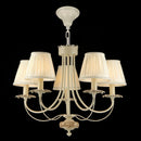 Lampadario Elegant in Metallo Olivia Avorio