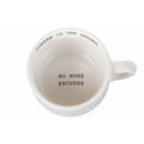 Set 6 Tazzine da Caffè Ø6,5x9x4,5 cm in Bone China VdE Tivoli 1996 Coffee is the answer