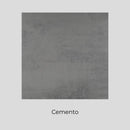 Mobile Lavatoio Vasca Zeus in MineralMarmo Apertura a 2 Ante 60x48x50 cm Grigio Cemento