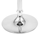 Sgabello con Braccioli Alzata a Gas e Seduta Girevole in Similpelle Vandi Bianco