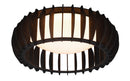 Plafoniera da Interno a LED SMD in Tessuto Bianco