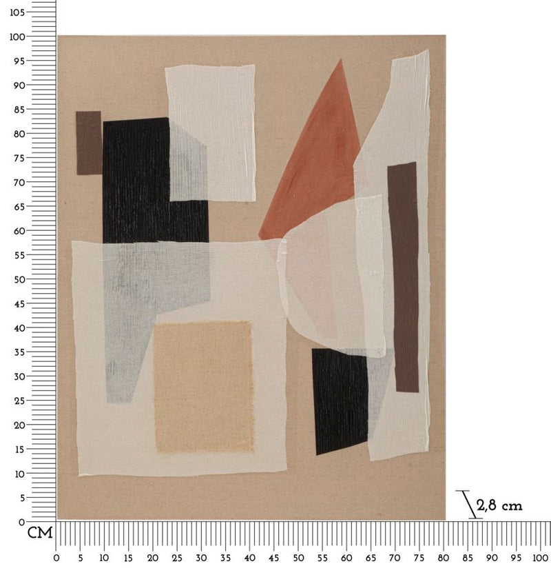 Dipinto su Tela Redy 80x100x2,8 cm Cornice in Legno di Pino Multicolor