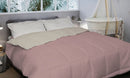 Piumino in Microfibra 300gr Doubleface Rosa\/Beige