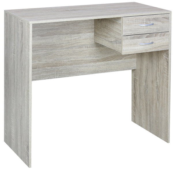 Schreibtisch 80x40x76 cm mit 2 Schubladen aus Melamin acquista