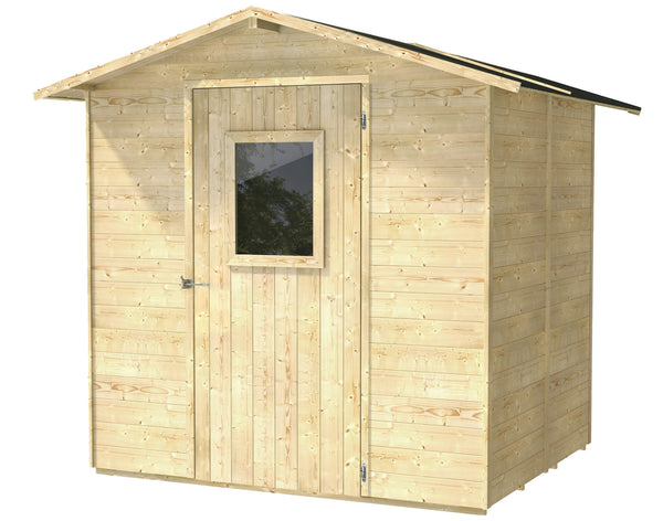 Werkzeugkasten aus Holz 200 x 167 x 214 cm mit Tür und Fenster Ecla sconto
