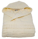 Accappatoio in Spugna 100% Cotone Sally Horizon Crema Taglia S/M
