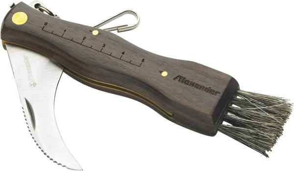 acquista Pilzmesser mit gebogener Klinge und Alexanderbürste