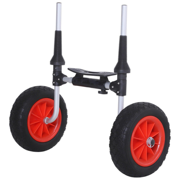 Trolley für Kajak Kanu 2 Räder verstellbar aus Aluminium 60x50 cm acquista