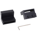 Binario per Porte Scorrevoli con Kit di Accessori in Acciaio al Carbonio 200x4x0.6 cm 