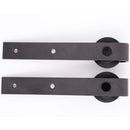 Binario per Porte Scorrevoli con Kit di Accessori Portata 100kg 