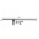 Binario per Porte Scorrevoli con Kit di Accessori Portata 100kg 