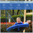 Altalena Rotonda per Bambini Interno ed Esterno 100x180 cm 