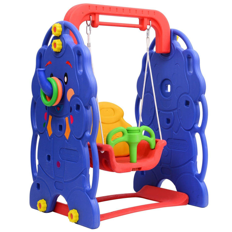 Altalena da Giardino per Bambini Tema Elefante 120x66x90 cm 