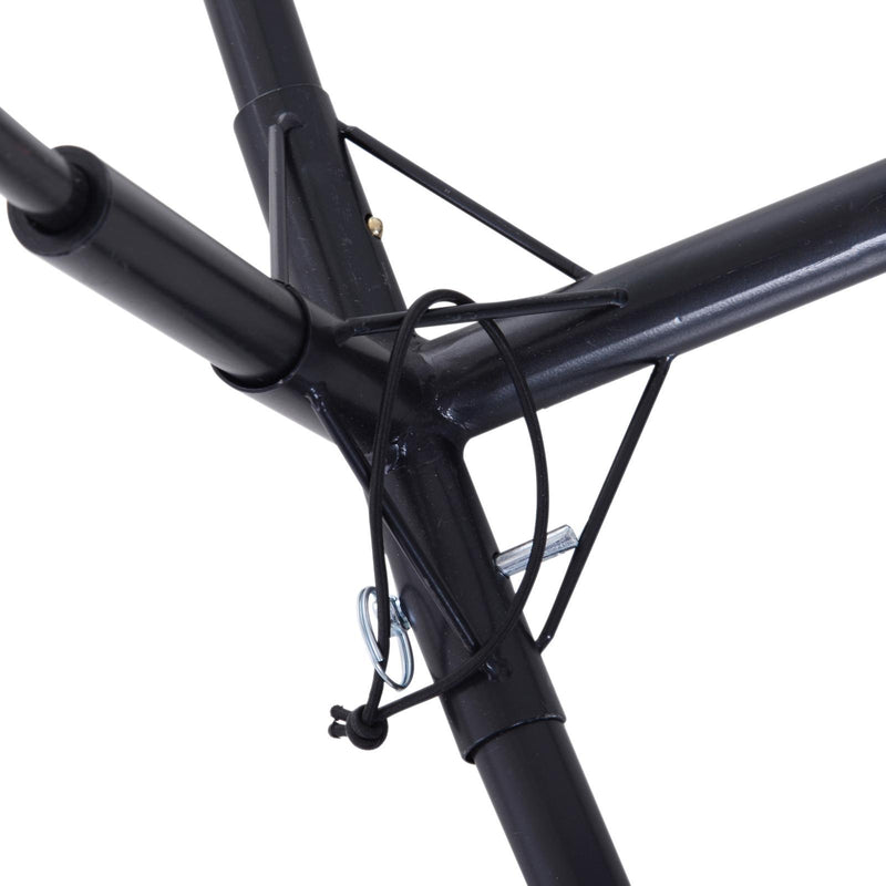 Rete da Calcio con Rimbalzatore per Allenamento in Acciaio 214x100x118 cm 