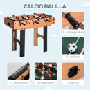 Tavolo Multi Gioco 4 in 1 Calcio Balilla Hockey Ping Pong e Biliardo in Legno MDF 87x43x73 cm 