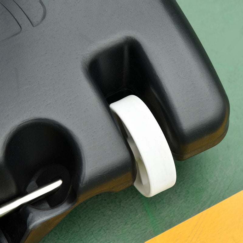 Canestro da Basket da Esterno con Supporto e Altezza Regolabile in Acciaio 