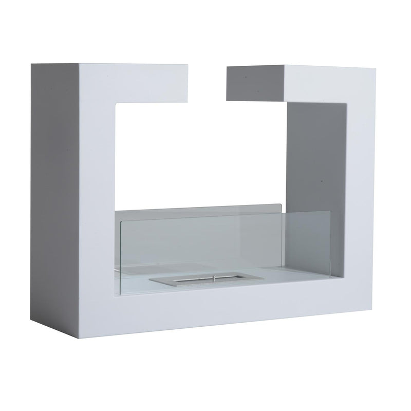 Camino a Bioetanolo da Pavimento 78x58 cm Bianco 