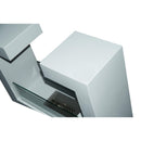 Camino a Bioetanolo da Pavimento 78x58 cm Bianco 