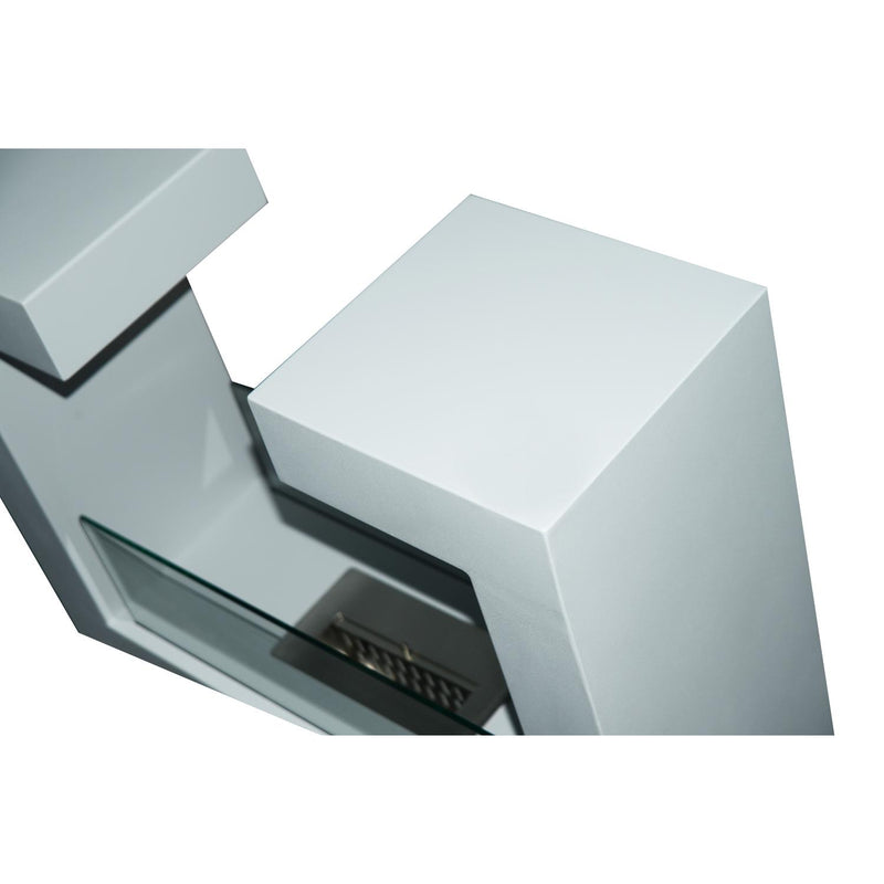 Camino a Bioetanolo da Pavimento 78x58 cm Bianco 