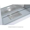 Camino a Bioetanolo da Pavimento 78x58 cm Bianco 