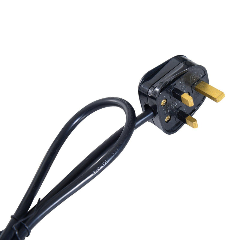 Camino Elettrico da Parete Effetto Fiamma 900W/1800W Nero 