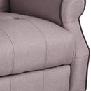 Poltrona Relax Reclinabile in Tessuto Tortora