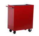 Carrello da Lavoro Cassettiera Porta Utensili Rosso 67.5x33x77 cm 