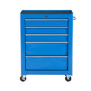 Carrello Porta Utensili da Officina con Cassettiera Azzurro 61.5x33x85 cm 