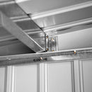 Casetta Box da Giardino in Lamiera Verde 277x130x173 cm 