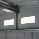 Casetta Box da Giardino in Lamiera Ocra 277x191x192 cm 