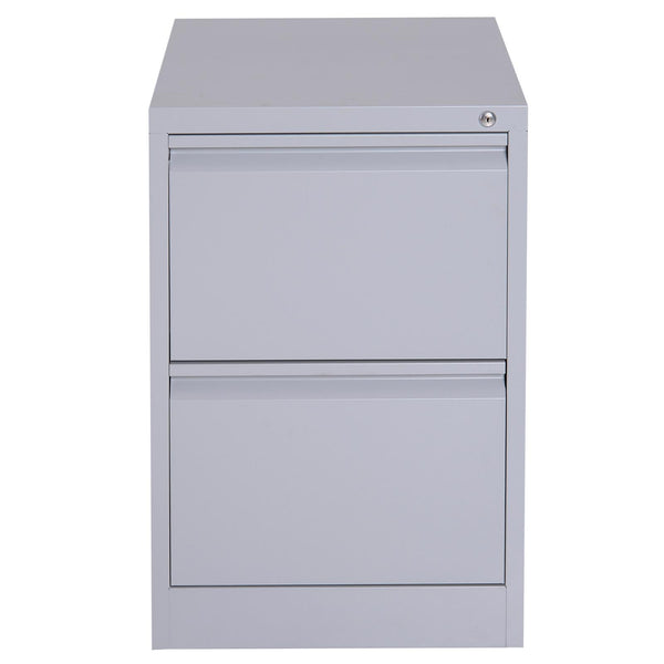 Bürokommode für Dokumente 2 Schubladen mit Sicherheitsschloss aus Stahl 47x62x72 cm acquista