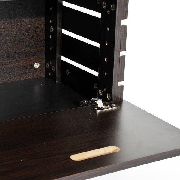 Palettenmodell Nachttisch aus Walnussholz 43x34,5x47 cm acquista