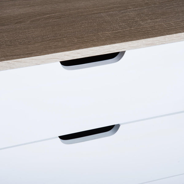 acquista Moderne Kommode mit 3 Holzschubladen im nordischen Stil 60x40x78 cm